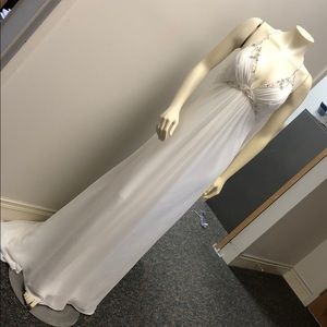 White formal NWT size 10
